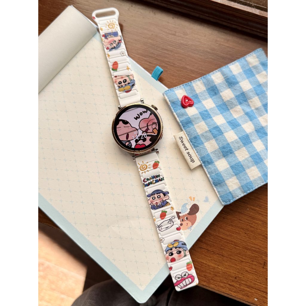 18 20 22 มม.ซิลิโคนเหมาะสําหรับ Huawei Watch gt6/5/4 41mm46 มม.ซิลิโคน gt5/6 Pro Shinnosuke Huawei Watch fit3/4/4 Pro นาฬิกา Quick Release เปลี่ยนสาย 2 รุ่น fit1 ใหม่อุปกรณ์เสริมกันน้ํา