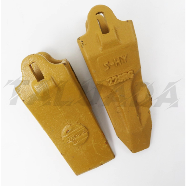 Komatsu ชิ้นส่วนรถขุด PC56-7 ฟันถัง 22S ฟันถัง PC56-7 ฟันแหลมฟันแบน
