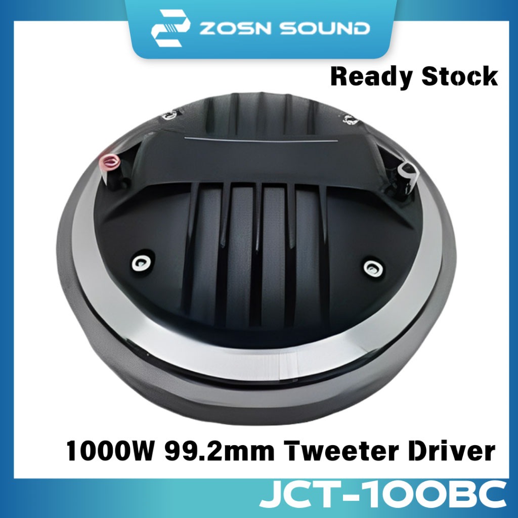 [ZS Audio][มาพร้อมกับชุดเครื่องมือสกรูและขั้วต่อ] ชุดไดร์เวอร์ทวีตเตอร์1000W 99.2มม. ทวีตเตอร์วอยซ์ค