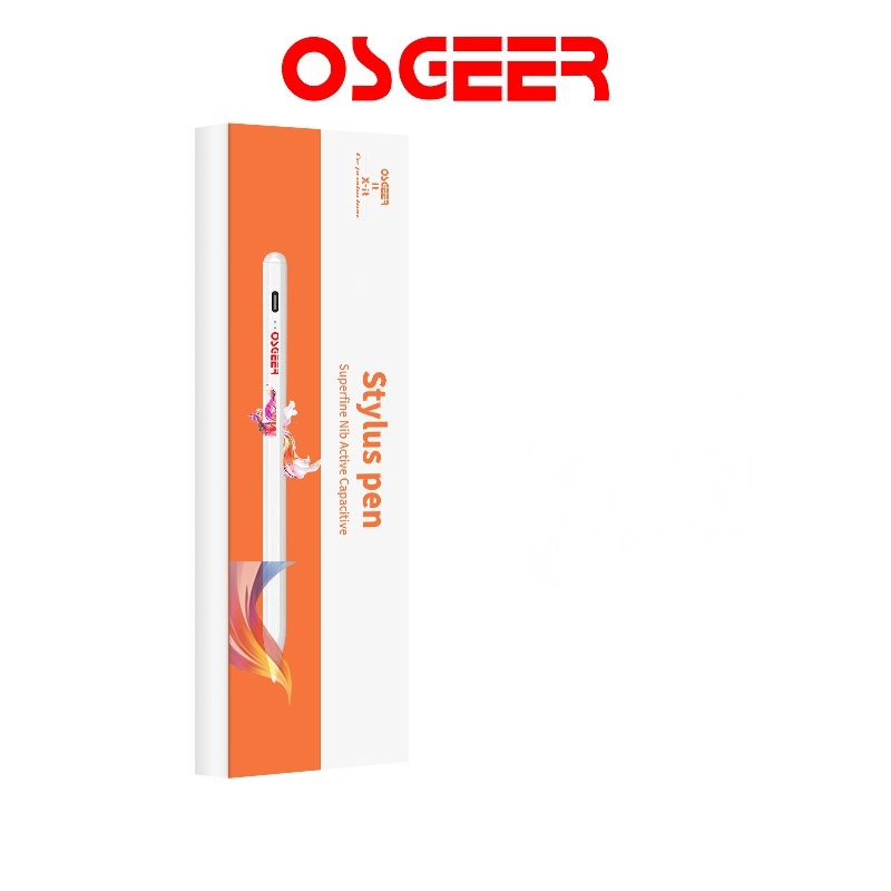 [OSGEER]สไตลัส  รองรับ iPad Air 11 A16/Pro M3/M4 11″/12.9″/Mini (2018-2025) แบบแอคทีฟ+capacitive ทัชสกรีน อ่อนไหว ราคา ถูกที่สุด ดีลบีเคเค