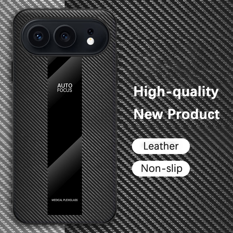 ปลอกสําหรับ Huawei Honor 500 5G จีน Honor500 MEY-AN00 เคสโทรศัพท์หนังอะคริลิคคาร์บอนไฟเบอร์ขอบซิลิโค