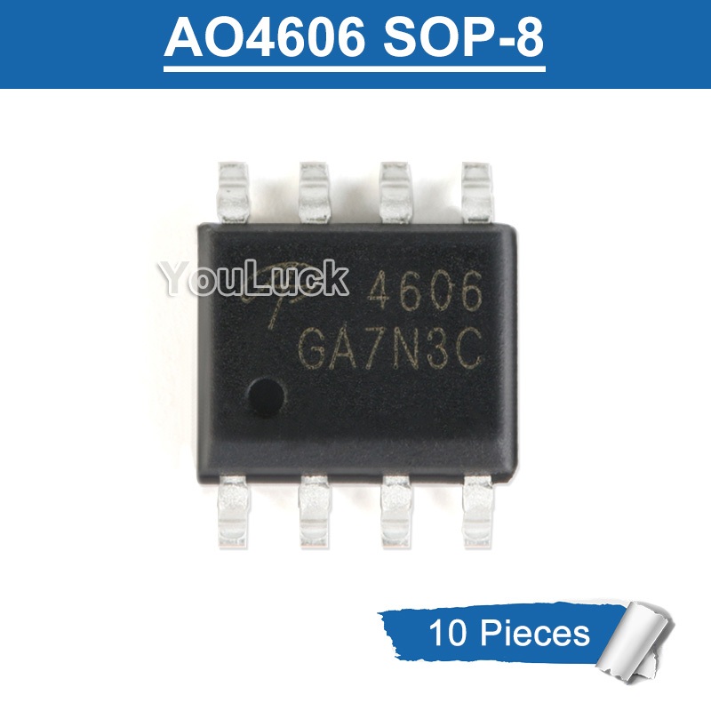 10 ชิ้น 4606 AO4606 SOP-8 SMD 30V N + P-channel MOSFET ใหม่เดิม