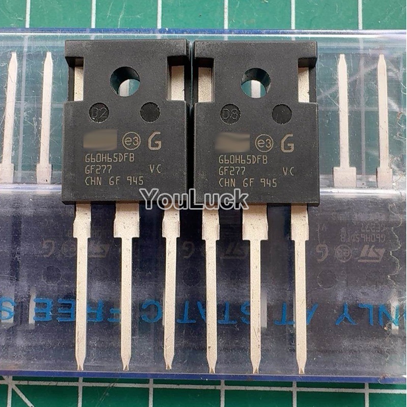 2 ชิ้น Original G60H65DFB STGWA60H65DFB TO-247 60A/650V IGBT ทรานซิสเตอร์ใหม่