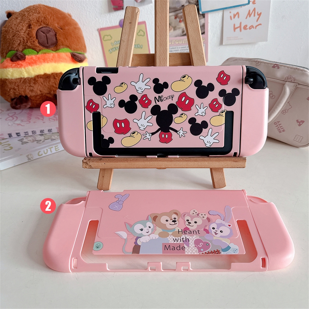 Nintendo Switch2 2025 OLED V1 V2 Case Heant พร้อม Made Casing เกมคอนโซล Handle Painted Storage Box Drop-proof Cute Hard Cover