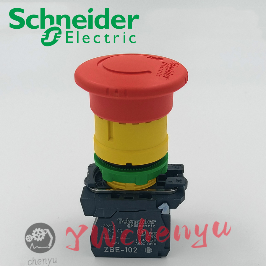 Schneider ZB5AS844 หยุดฉุกเฉินสีแดง XB5AS8442 XB5AS8445 XB5AS8444 AS8441