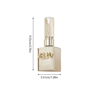 XEIJAYI 15ml ยาทาเล็บเจลตาแมวไข่มุกสีดําสไตล์ใหม่เหมาะสําหรับร้านทําเล็บและครอบครัว DIY