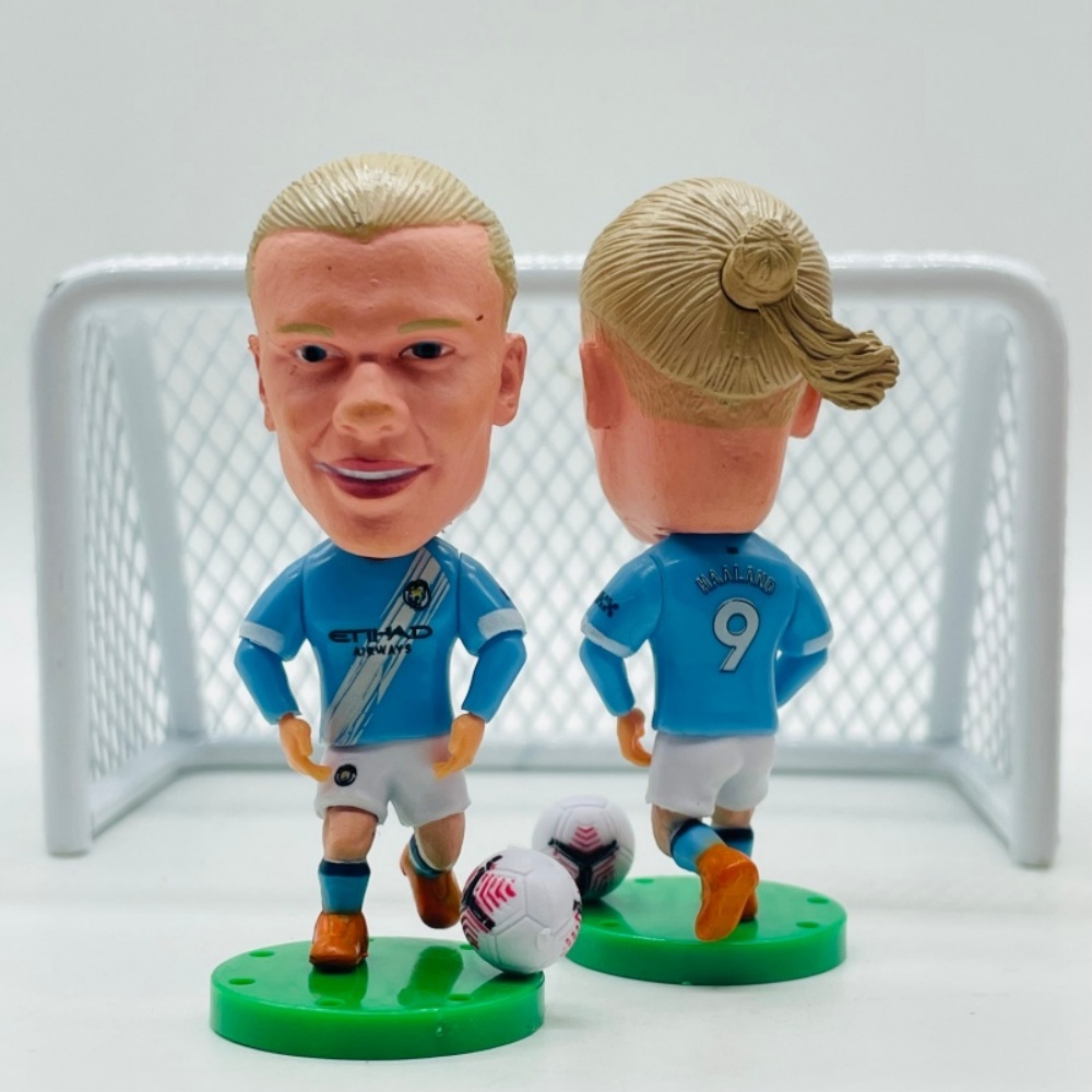 SOCCERWE ผู้เล่นเมืองฟุตบอล Phil Foden Haaland DeBruyne Guardiola Gundogan Dolls