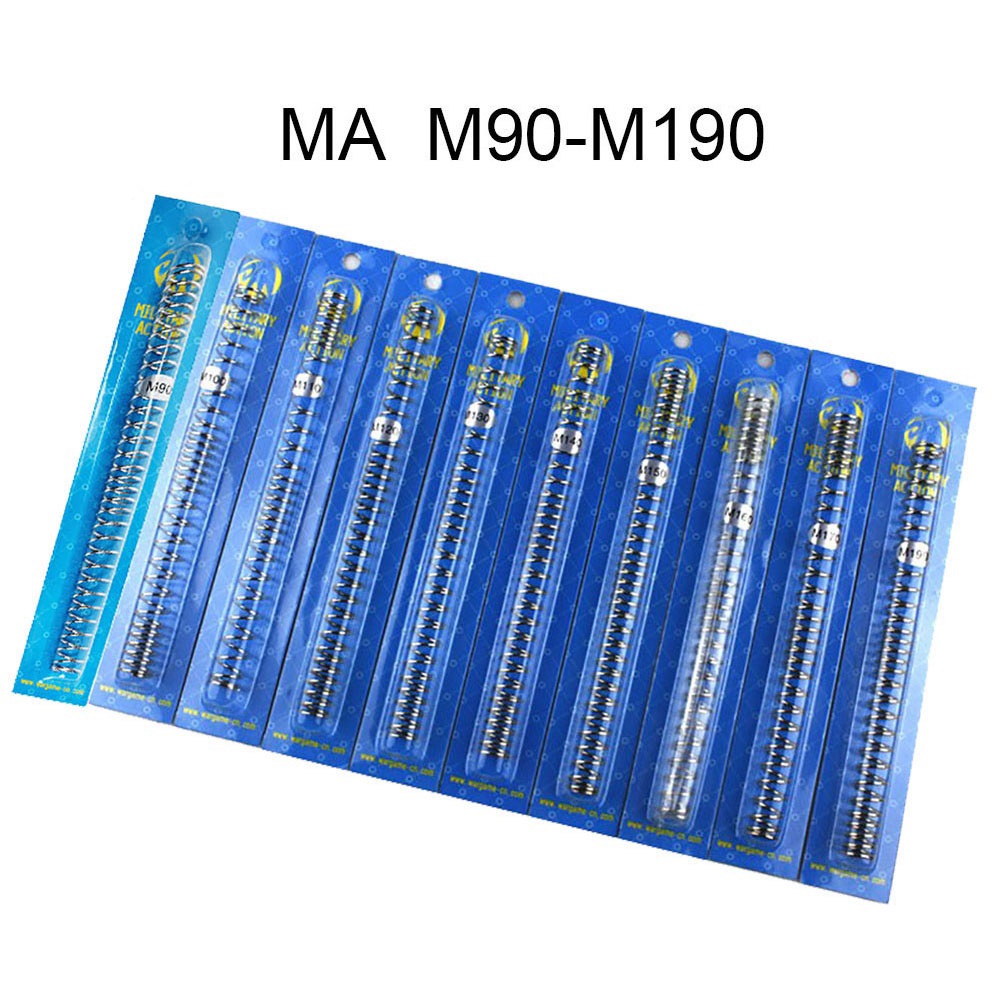 อะไหล่อัพเกรดสำหรับ AEG แบบต่างๆ รวมถึงโมเดล M90 ถึง M190
