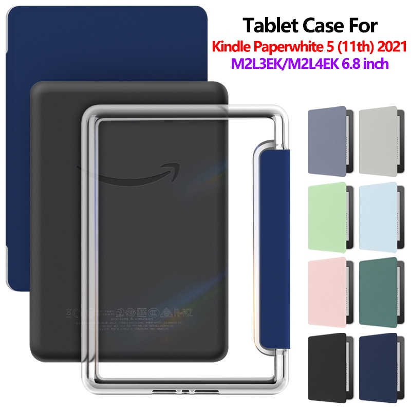 สําหรับ Kindle Paperwhite(11th) 2021 M2L3EK M2L4EK 6.8 แฟชั่นสีทึบ EBook สําหรับ Kindle Paperwhite 5