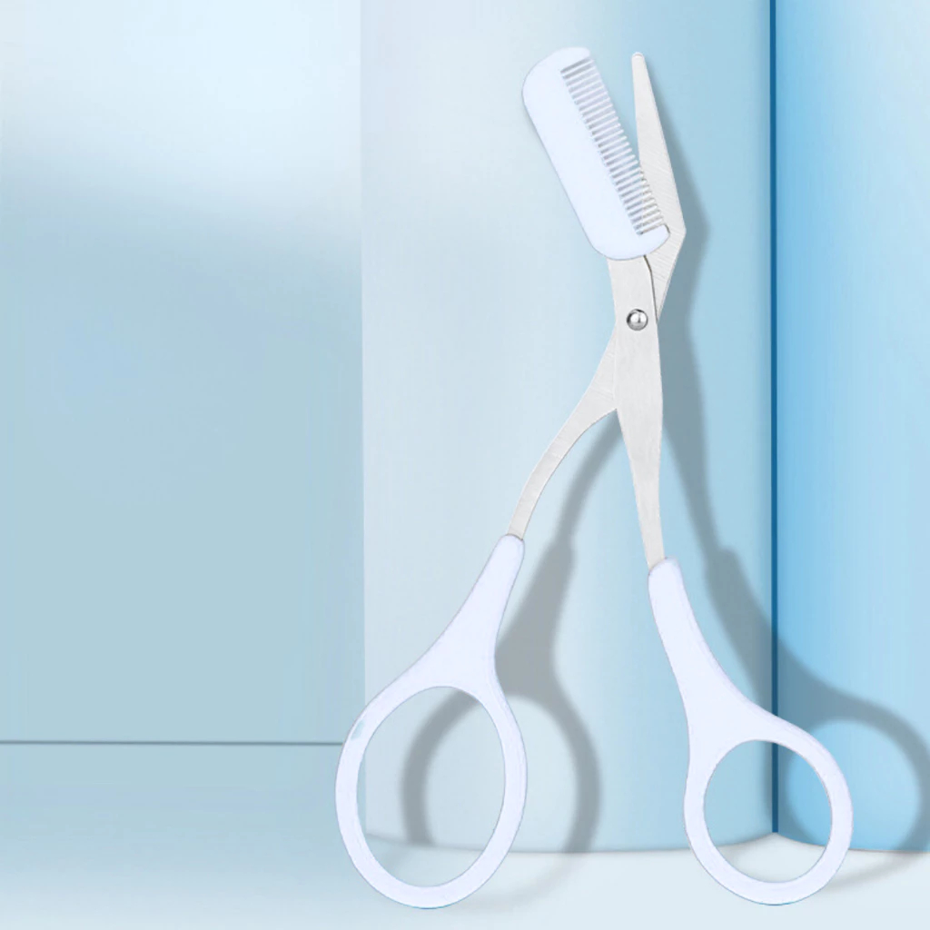 JMCY Tradlux Eyebrow Scissor กรรไกรคิ้วอเนกประสงค์ กรรไกรคิ้วพร้อม Omb Eyebrow Shaper