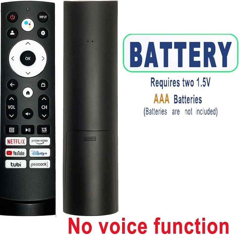 ERF3S90H รีโมทคอนโทรลเข้ากันได้กับ Hisense TV 43A65H 43A6H 43A68H 55U6H 55U7G 75A6H ไม่มีเสียง