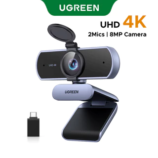 Ugreen กล้องภายนอกคอมพิวเตอร์ USB 1080P 30FPS 200W พิกเซล โฟกัสคงที่ ไมโครโฟนในตัว พร้อมสายเคเบิล 2 เมตร