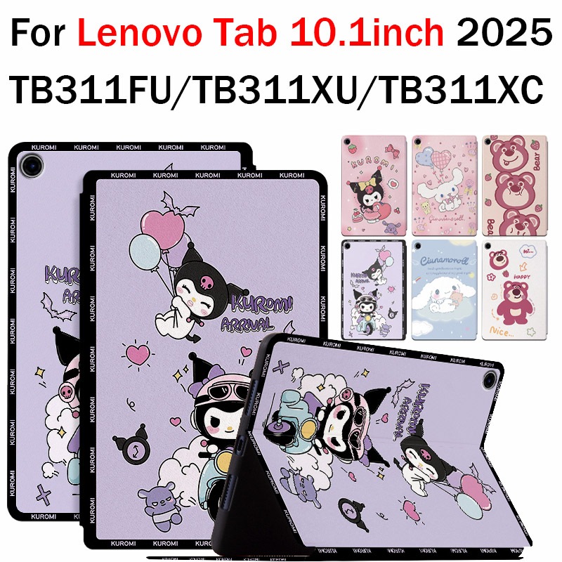 สําหรับ Lenovo Tab 10.1 นิ้วซองหนังการ์ตูนน่ารัก TB311FU/TB311XU/TB311XC แท็บเล็ตพับฝาครอบ