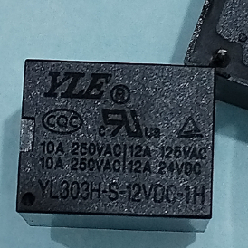 รีเลย์ 4 พิน YL303H-S-12VDC-1H 10A 12V YL303H-S-24VDC-1H เหมาะสําหรับเตาอบไมโครเวฟ DC แม่เหล็กไฟฟ้าร