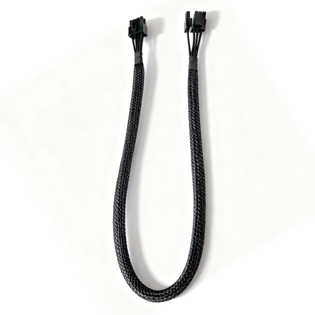 6+2 PCIe 8Pin Sleeved Net 60 ซม., กราฟิกการ์ด GPU สายไฟสําหรับ Corsair HX1200i, HX1000i, HX850i, HX7