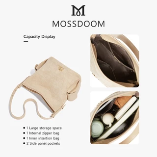 【Special off】MOSSDOOM Lunor Bag กระเป๋าสะพายไหล่สุดหรู ไฮเอนด์ จุของได้เยอะ มีหลายช่อง หลากสี
