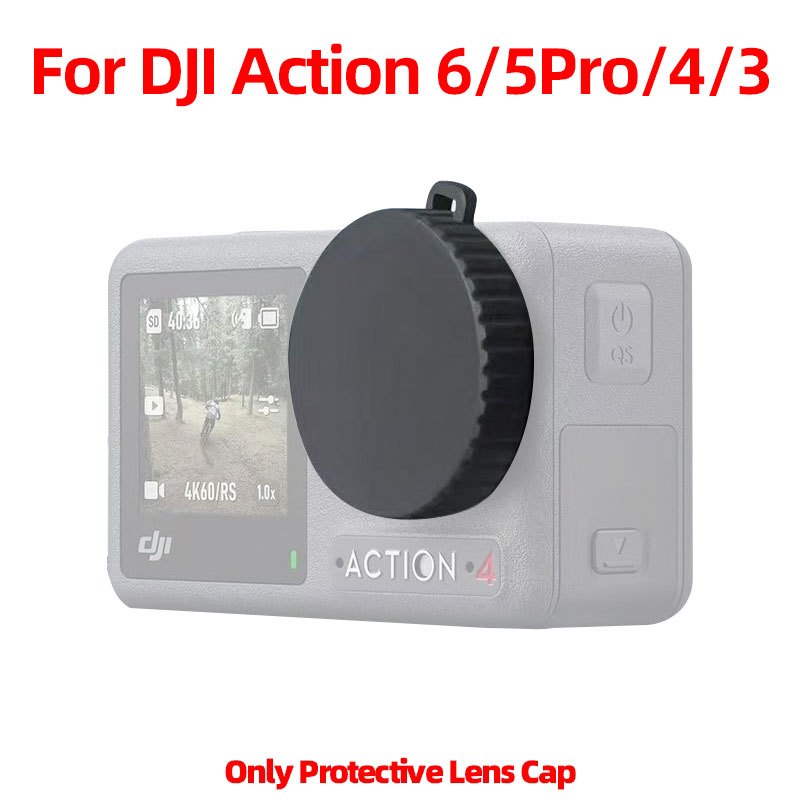 ฝาครอบเลนส์ป้องกันสําหรับ DJI OSMO Action 6, 5Pro, 4, 3 กล้องด้านหน้าด้านหลังฝาครอบเลนส์ Protector Action 6,Action 5 Pro,Action 4,Action 3 อุปกรณ์เสริม