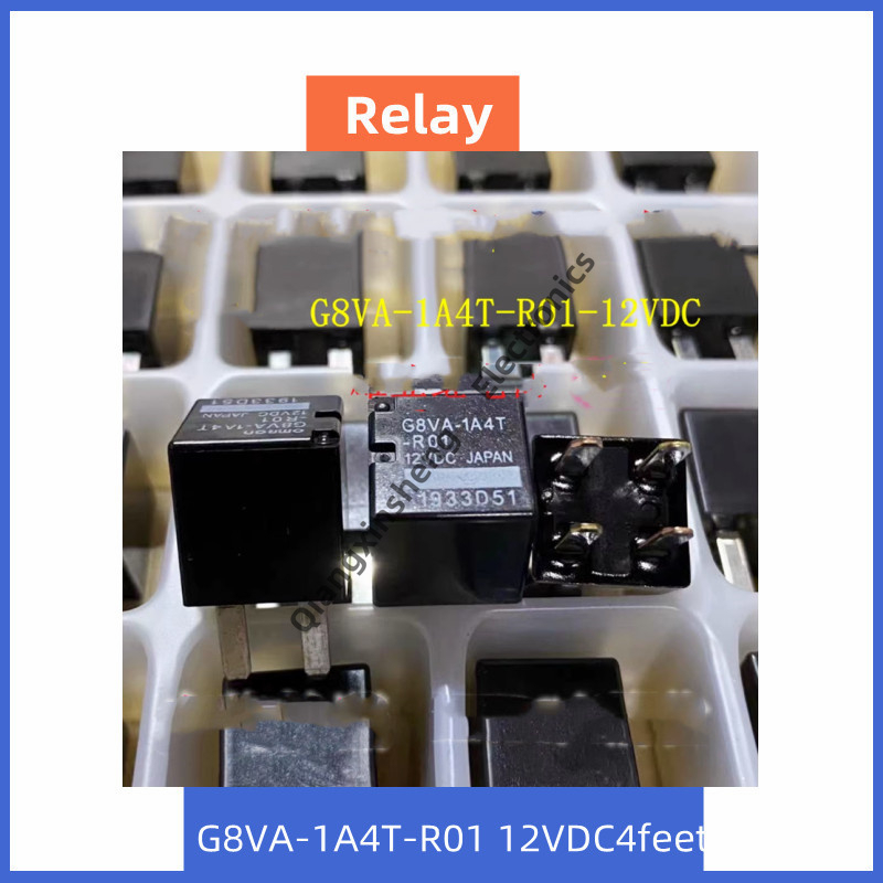 Mini อิเล็กทรอนิกส์รีเลย์ G8VA-1A4T-R01 12VDC4 Pins เหมาะสําหรับรถเครื่องปรับอากาศพัดลมหมอกไฟเลี้ยวร