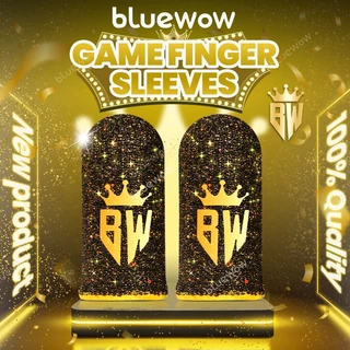 อัพเกรดใหม่BlueWow Shiny King Gaming Finger Sleeve Sweat-Proof Finger Cover ถุงมือปลายนิ้วเกมลื่นหน้าจอสัมผัส Thumb ปลายนิ้วแขน