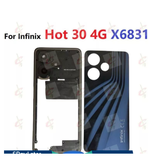 ฝาหลังสําหรับ infinix Hot 30 4G Middle Frame X6831