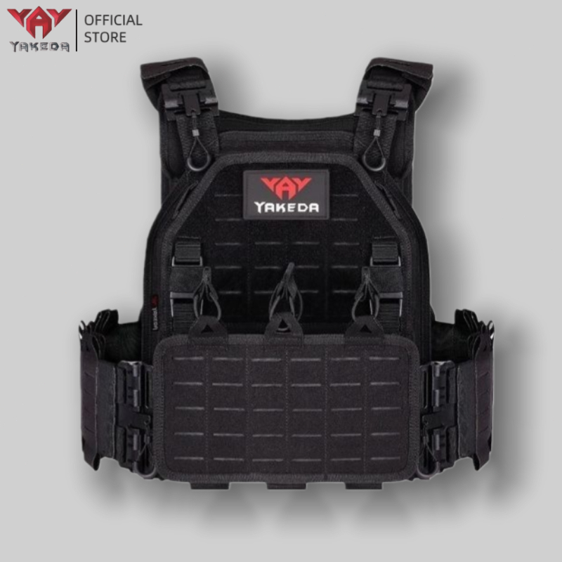 🔥จัดส่งภายในประเทศ🔥Yakeda 1,000D Quick Release Plus EVA Board เสื้อกั๊กยุทธวิธีกันน้ําทนต่อการสึกหรอ, เหมาะสําหรับการฝึกอบรมกลางแจ้ง