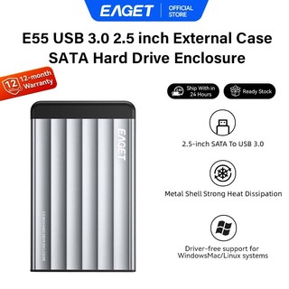 EAGET E55 กล่องใส่ฮาร์ดไดรฟ์ภายนอก 2.5 นิ้ว (5Gbps)
