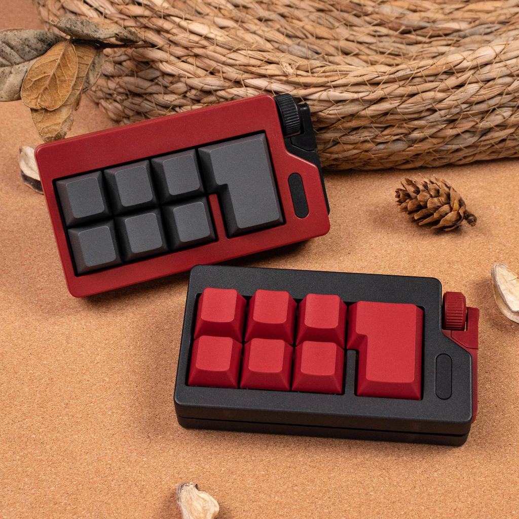 คีย์บอร์ดสีแดง Fidget Clicker ของเล่น Fidget DIY Changable Switches Keycaps เสียง Lound สําหรับความวิตกกังวล Decompression