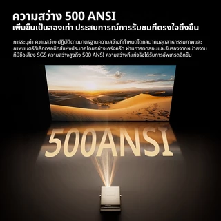 LONAISCI B11 โปรเจคเตอร์ Android 12.0 RAM 2GB ROM 16GB Auto Focus Auto Keystone WiFi Bluetooth ต่อมือถือ