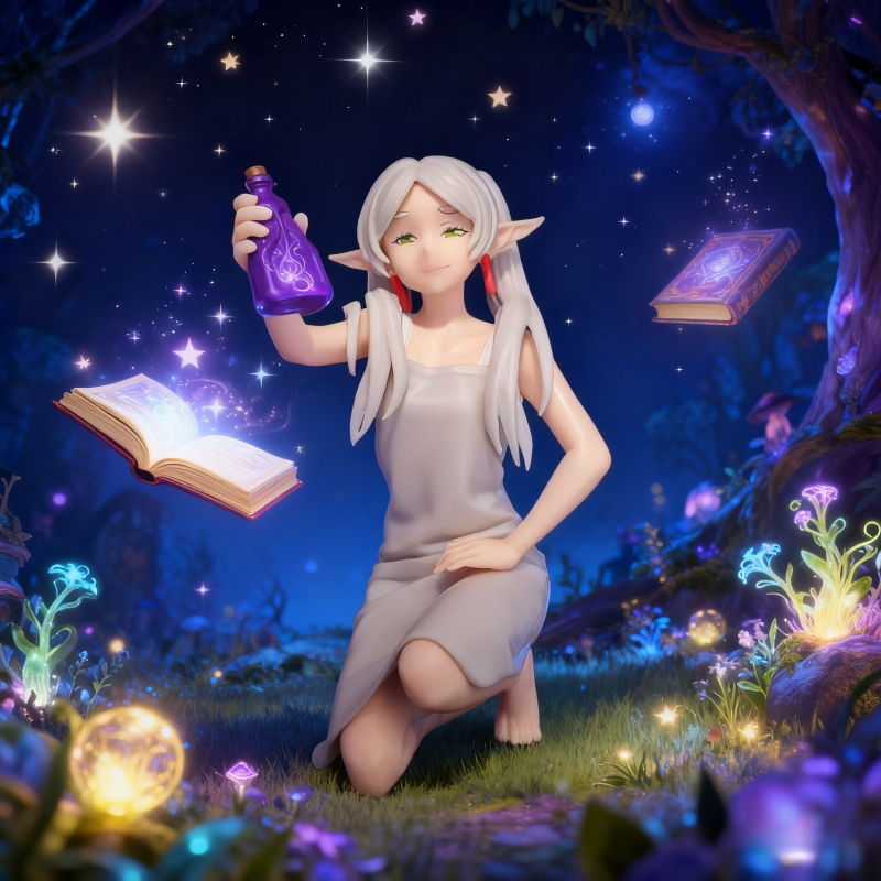 11 ซม.Frieren: Beyond Journeys End อะนิเมะรูป Magic Potion ขวด Frieren Action Figure PVC ตุ๊กตาของเล่นคอลเลกชันตุ๊กตา