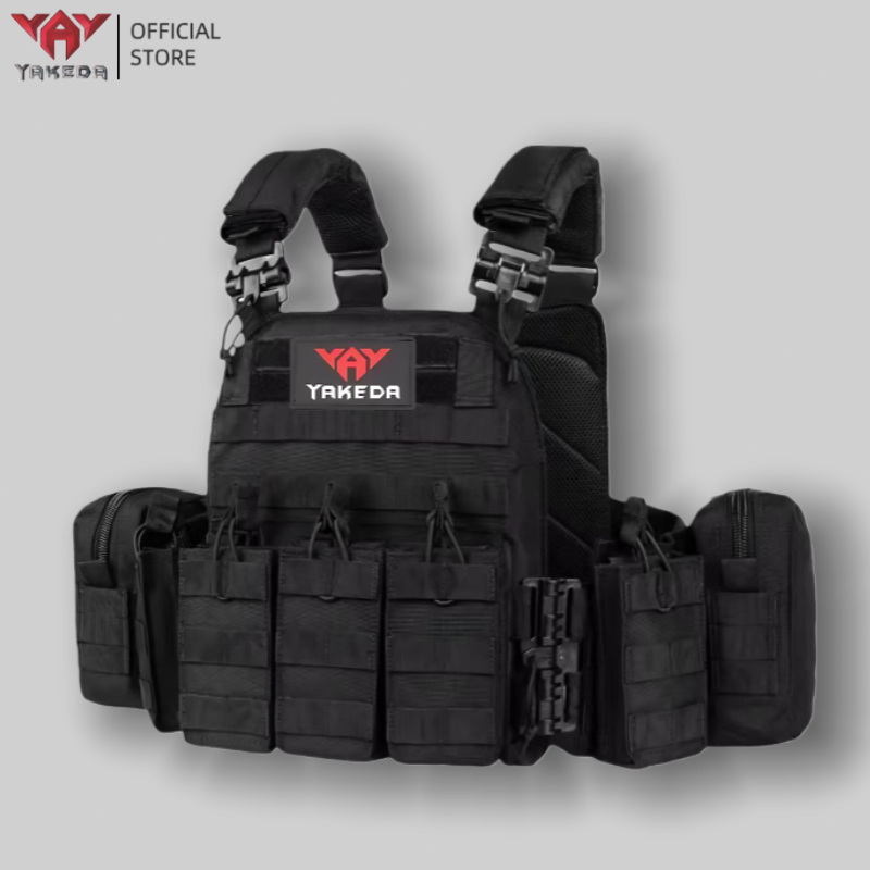 🔥จัดส่งภายในประเทศ🔥YAKEDA โพลีเอสเตอร์ 1000D Tacical ขัดปลดรวดเร็ว มัลติฟังก์ชัน ช่องจัดเก็บมาก ปรับแต่งได้ ทนฉีกขาด ดูดซึมเหงื่อ