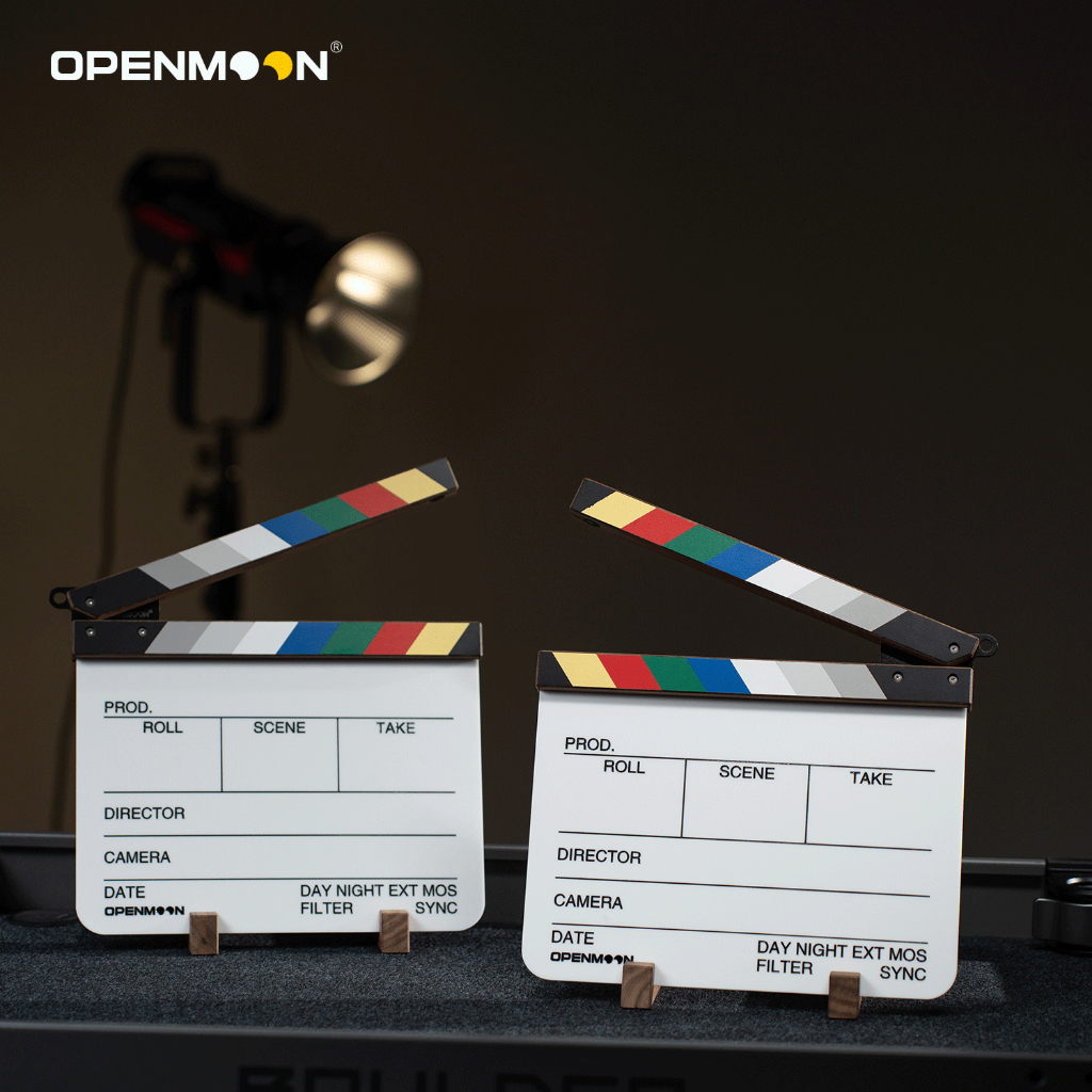 OPENMOON Director Film Clapperboard Cut Action Scene Clapper Board Slate