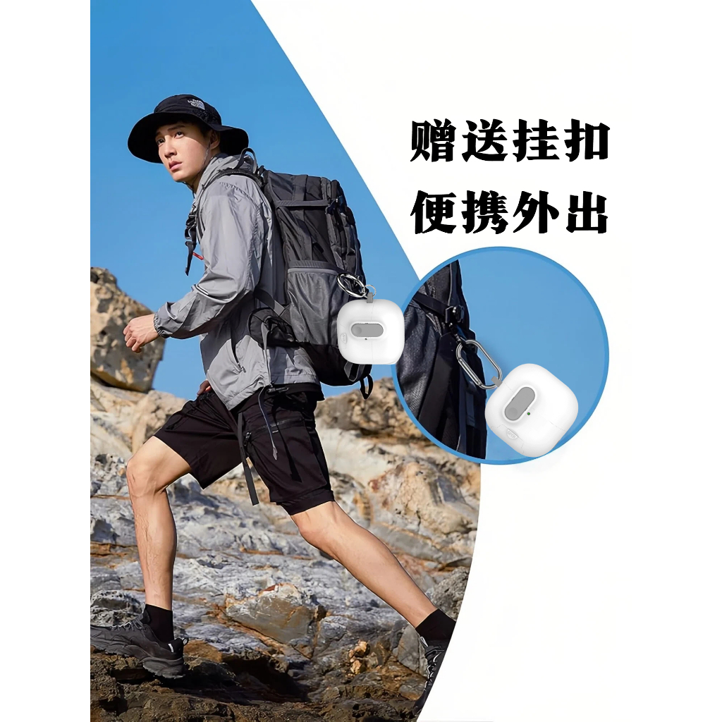 เคสสําหรับ หัวเว่ย ฟรีคลิป 2 ฝาครอบป้องกัน, ฝาครอบป้องกันกันกระแทกแบบเต็มตัวพร้อมเชือกเส้นเล็ก - รูปที่ 3