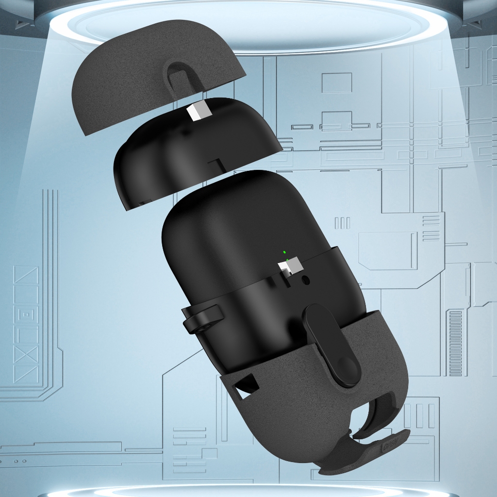 เคสสําหรับ หัวเว่ย ฟรีคลิป 2 ฝาครอบป้องกัน, ฝาครอบป้องกันกันกระแทกแบบเต็มตัวพร้อมเชือกเส้นเล็ก - รูปที่ 7