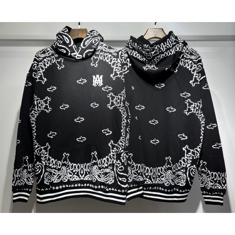 แฟชั่น amiri เม็ดมะม่วงหิมพานต์พิมพ์ทอดถนนลําลองหลวม starry sky hooded เสื้อแจ็คเก็ตมีฮู้ด unisex