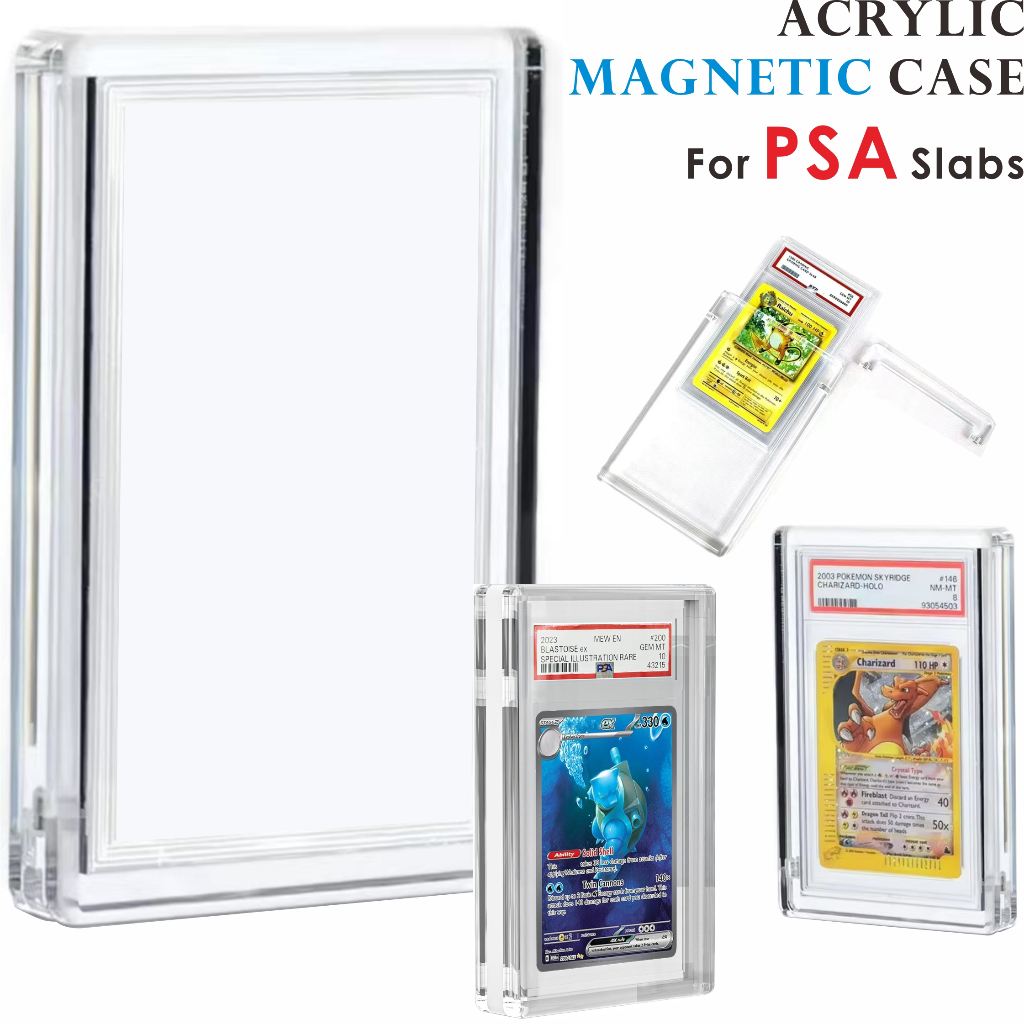 Acrylic MAGNETIC Case For Standard PSA Slabs / CGC Slabs