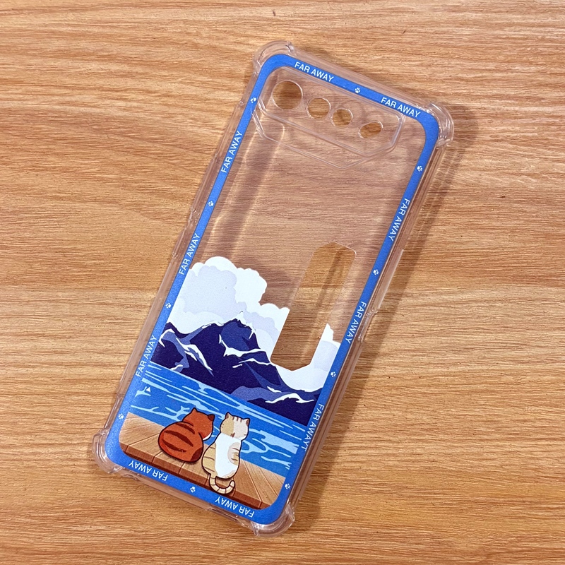 สําหรับ Asus ROG 7 Ultimate Crystal Case HD ทาสี AirBag ปกป้อง Matte Back Shell ROG7 Ultimate ฝาครอบ