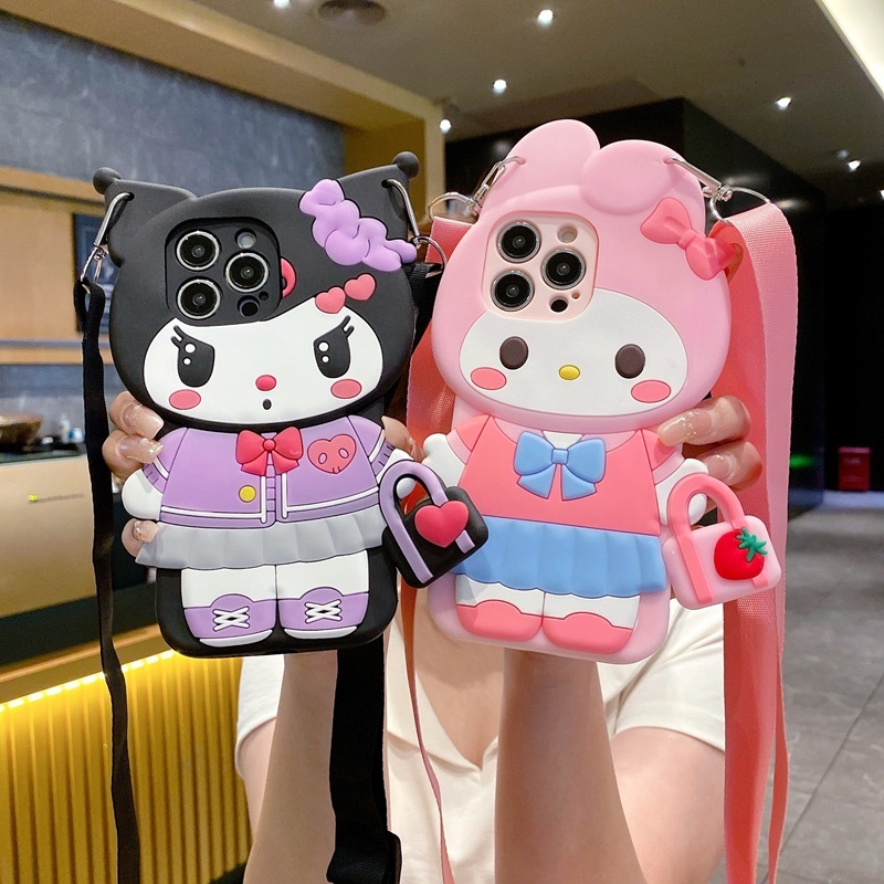 สําหรับ Samsung Galaxy A17 A07 A37 A57 A55 A36 A06 A16 A05S A15 A26 Kuromi Melody เคสโทรศัพท์นุ่ม