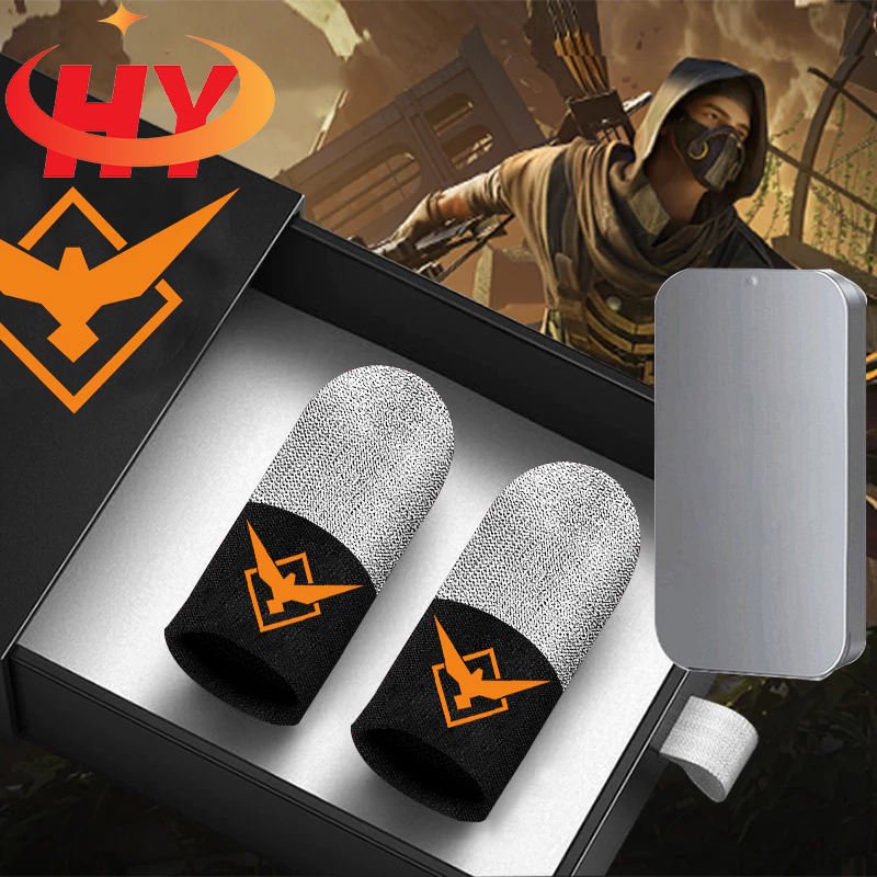 HY Undawn Gaming Finger Sleeve สําหรับ PUBG Breathable ปลายนิ้ว Sweatproof Anti-slip ถุงมือปลายนิ้ว