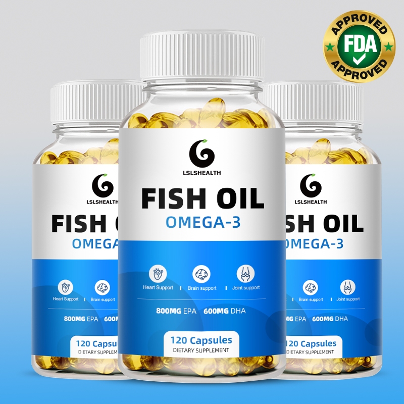 LsHealth Fish Oil Omega-3 Fish Oil-1000mg,120 Capsules,190mg EPA,125mg DHA,Fish Oil,Fish Oil,Enhance