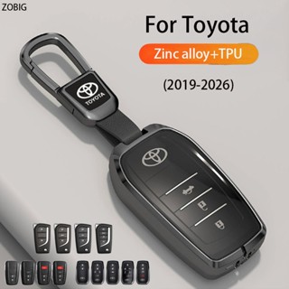 ZOBIG สังกะสี + TPU Toyota ฝาครอบกุญแจรถ Fit สําหรับ Toyota …