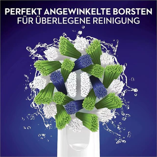 Oral b Cross Action เปลี่ยนหัวแปรงรีฟิลสําหรับแปรงสีฟันไฟฟ้า Original from Germany 4 นับ