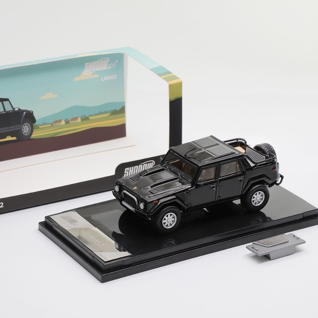 สินค้าใหม่ Shadow Pro 1: 64 Lamborghini LM002 รถออฟโรด SUV จําลองรถรุ่นเครื่องประดับคอลเลกชัน