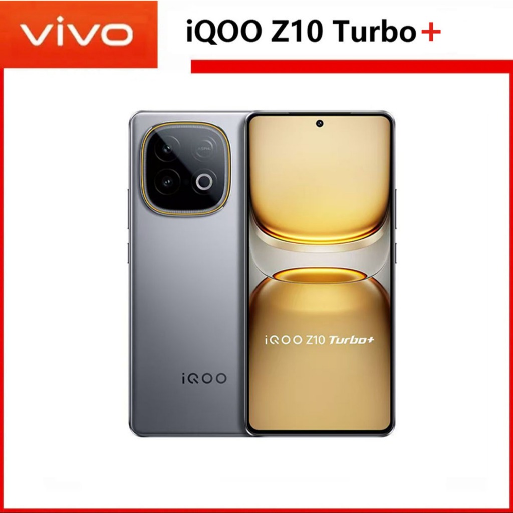 VIVO IQOO Z10 Turbo + Plus 5G โทรศัพท์มือถือ 6.78 นิ้ว AMOLED 144Hz ขนาด 9400+ 90W FlashCharge สมาร์