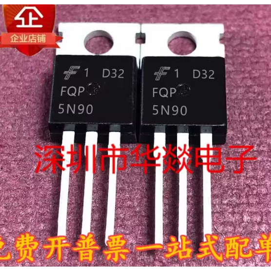 1-5PCS TO-220 FQP5N90 FQP9N15 FQP6N90C FQP10N50CF ทรานซิสเตอร์ MOS