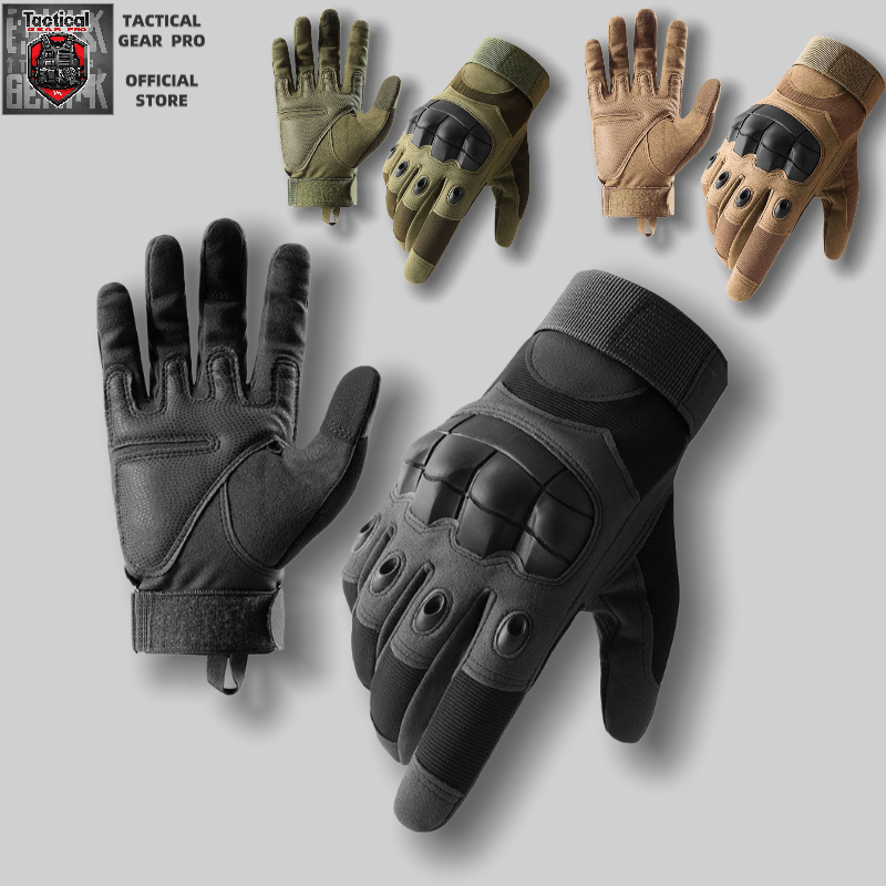 【กรุงเทพฯ มีสินค้าในสต็อก】ถุงมือขาดนิ้วกริพ หนังจิงโจ้แท้ ระบายลม สัมผัสจอได้ ยิงปืน ขับมอเตอร์ไซค์ หยิบอุปกรณ์แม่นยำ