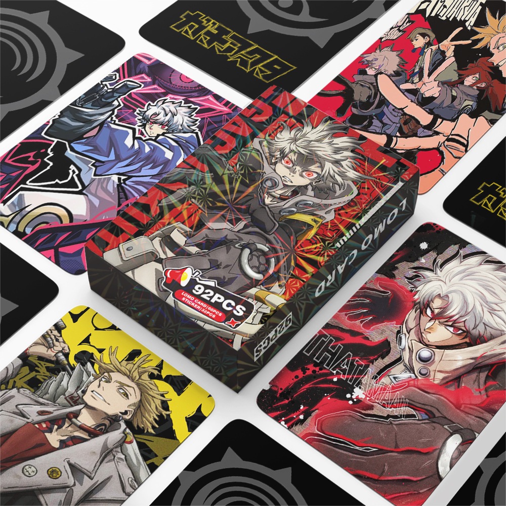 อะนิเมะ GACHIAKUTA Lomo Card Laser Photocard Zangka Enjin Lud Riyou GACHI AKUTA Holographic การ์ดของ