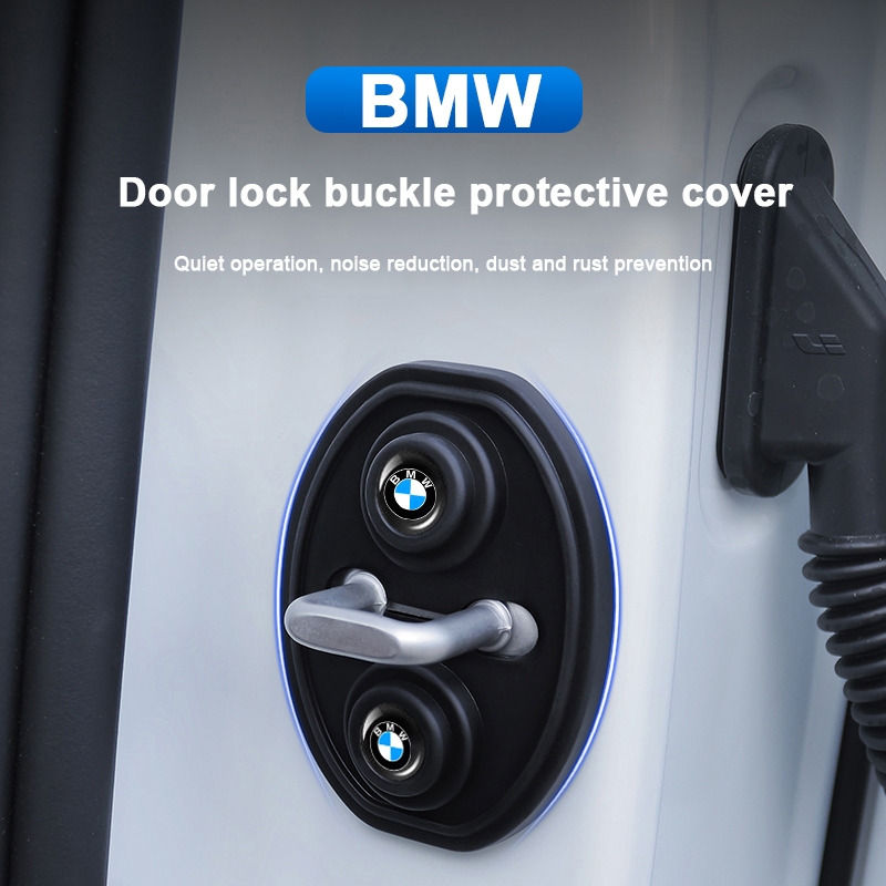 รถประตูล็อคบัฟเฟอร์โช้คอัพรถซิลิโคนประตู Latch ป้องกัน Anti-collision เบาะสําหรับ BMW Z4 E89 E85 X5 