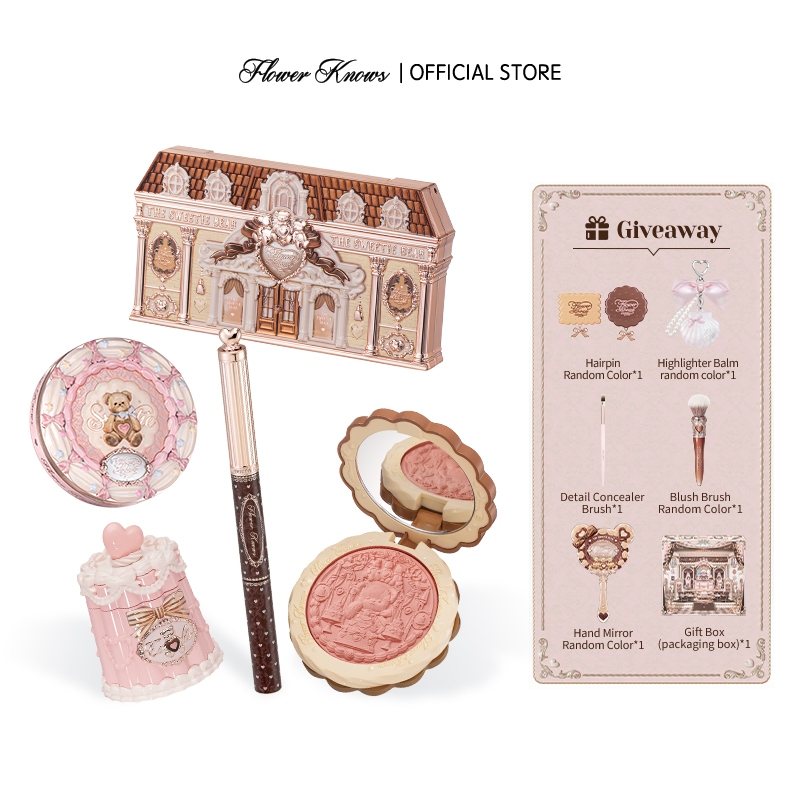 ชุดของขวัญแต่งหน้า Flower Knows The Sweetie Bear Collection