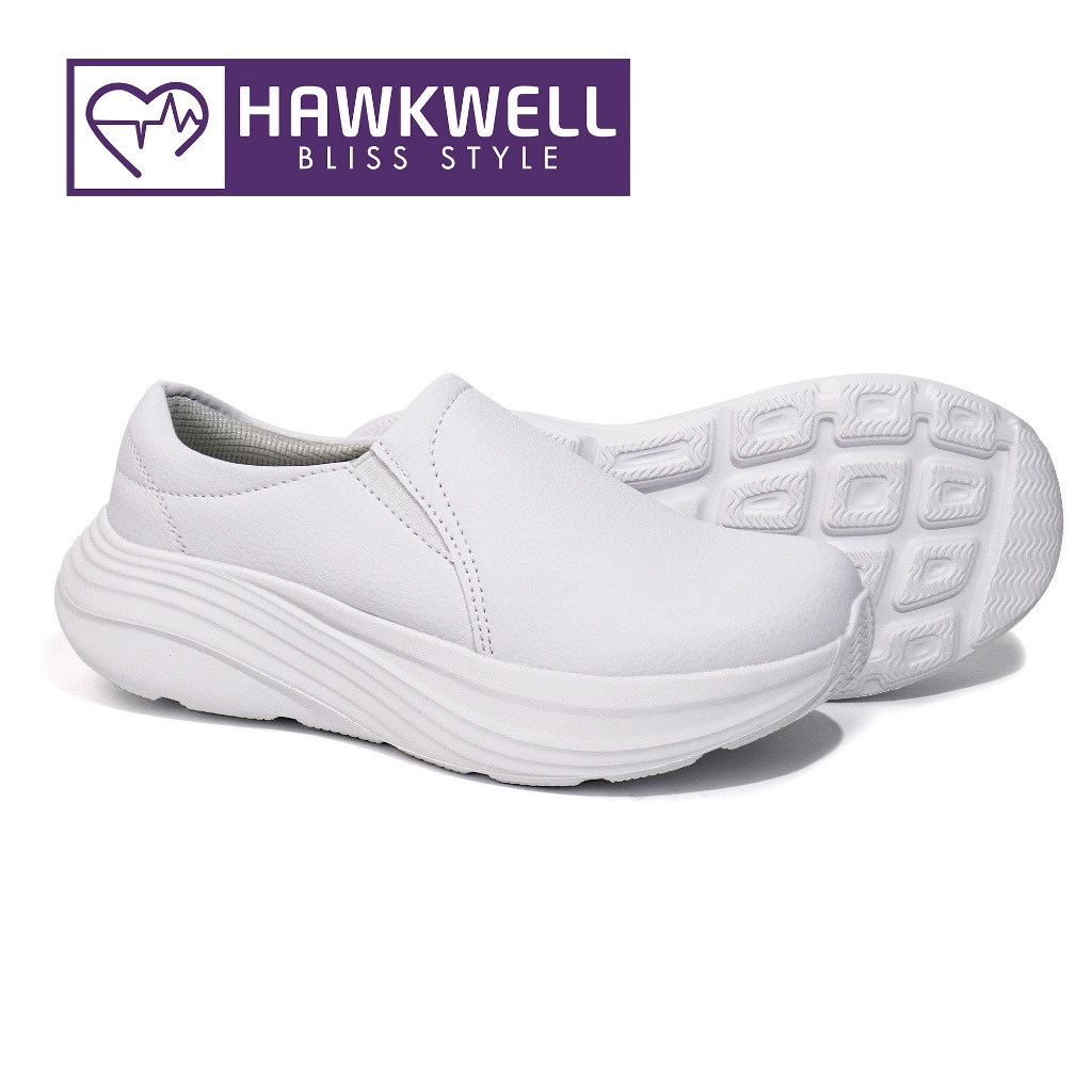 Hawkwell ผู้หญิงสบายรองเท้าพยาบาลรองเท้าหนา soled รองเท้าพยาบาลรองเท้าทํางานกันน้ํา - Reolla/6962