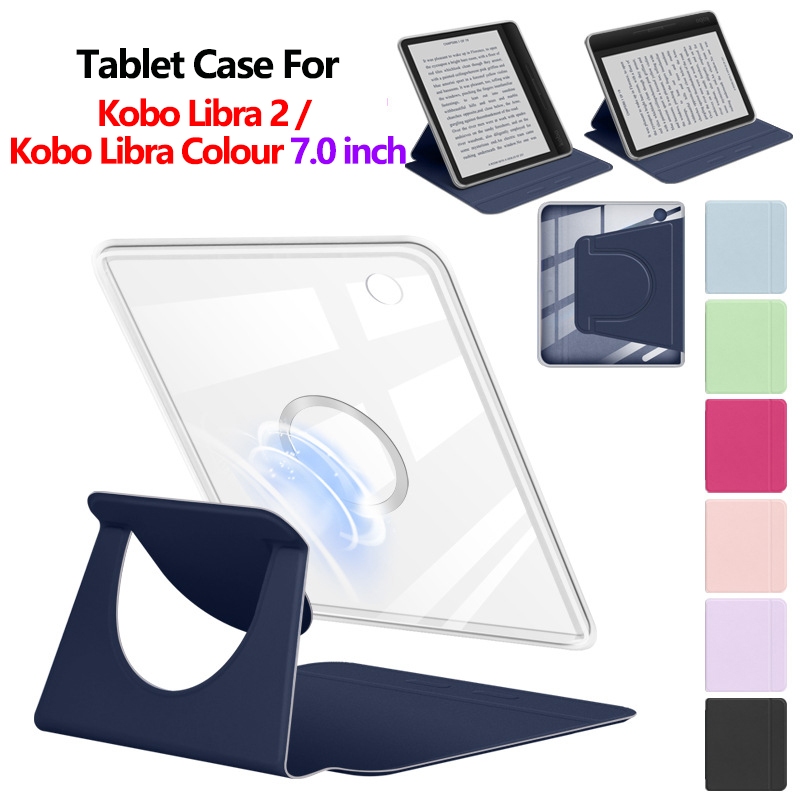 แฟชั่น360° หมุนสมาร์ท Sleep สําหรับ Kobo Libra สี N428 KOBO Libra 2 N418 7.0 นิ้วคุณภาพสูงอะคริลิค E
